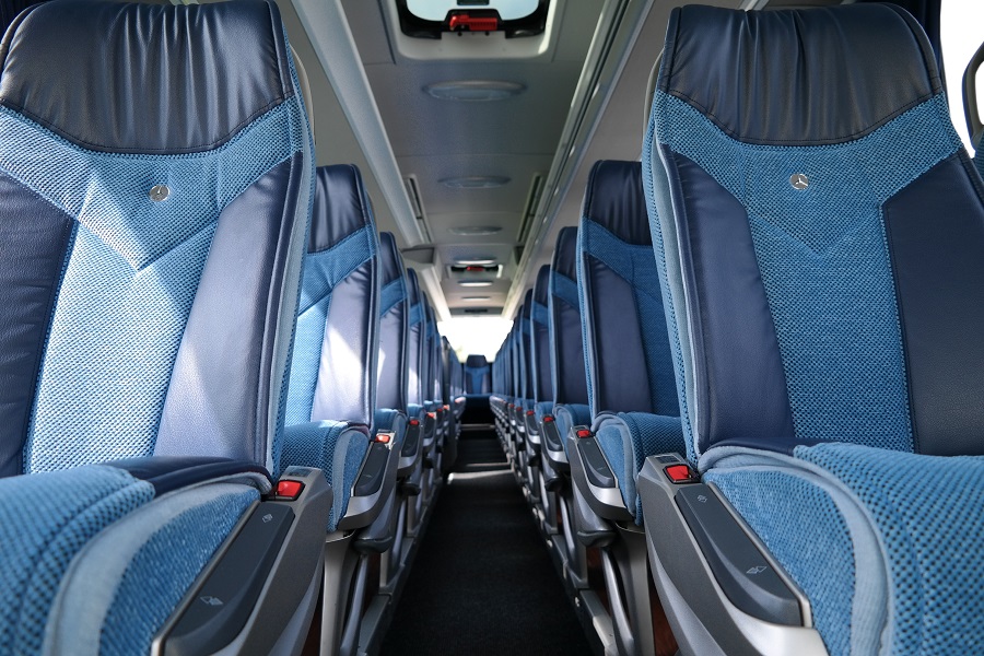 Mercedes Tourismo coach for up to 50 passengers